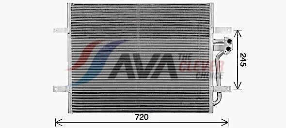 Купити VN5418 AVA Радіатор системи охолодження кондиціонера